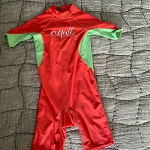 Girls lightweight wet suit